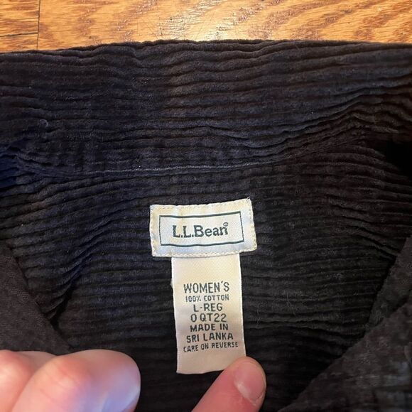 Vintage women’s ll bean cordory button‎ up - Picture 2 of 6